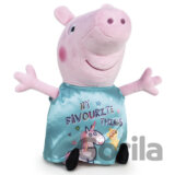 Plyšové prasiatko tyrkysové s jednorožcom - Prasiatko Peppa Magic