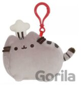 Plyšová mačička Pusheen s kuchárskou čapicou prívesok