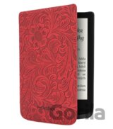 Puzdro  PocketBook HPUC-632-R-F Red Flowers