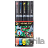 Set Chameleon tónovací fixy, 5ks - základní tóny