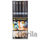 Set Chameleon tónovací fixy, 5ks - tělové tóny