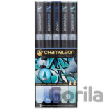 Set Chameleon tónovací fixy, 5ks - modré tóny