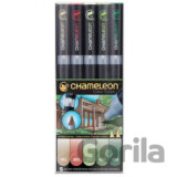 Set Chameleon tónovací fixy, 5ks - přírodní tóny