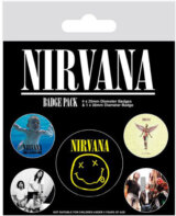 Placky Nirvana: Iconic set 5 ks
