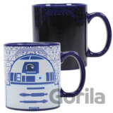 Modrý meniaci sa keramický hrnček Star Wars: R2-D2