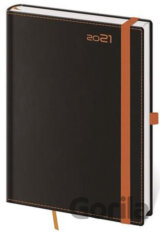 Diář 2021: Black Orange, A5 denní