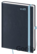 Diář 2021: Double Blue, A5 denní