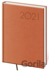 Diář 2021: Print oranžová, A5 týdenní