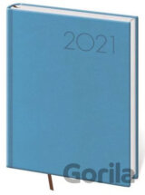 Diář 2021: Print modrá, B6 denní