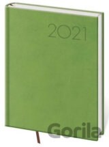 Diář 2021: Print zelená, B6 denní