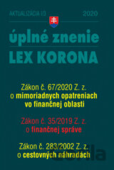 Aktualizácia I/3 2020 – finančná správa, cestovné náhrady
