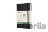 Moleskine – 18-mesačný čierny plánovací diár 2020/2021