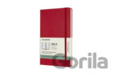 Moleskine – 18-mesačný horizontálny červený diár 2020/2021