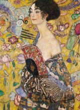 Klimt, Lady with fan