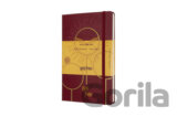 Moleskine – zápisník Harry Potter (tmavočervený)