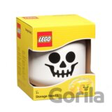 LEGO úložná hlava (veľkosť S) - kostlivec