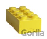 LEGO desiatový box 100 x 200 x 75 mm - žltá