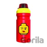 LEGO ICONIC Girl fľaša na pitie - žltá/červená