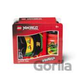 LEGO Ninjago Classic desiatový set (fľaša a box) - červená