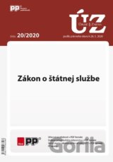 Úplné znenia zákonov 20/2020 Zákon o štátnej službe
