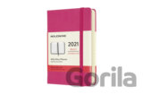 Moleskine - 12-mesačný ružový diár 2021