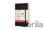 Moleskine – 12-mesačný čierny diár 2021