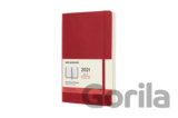 Moleskine – 12-mesačný červený diár 2021