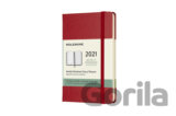 Moleskine – 12-mesačný červený plánovací diár 2021