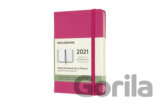 Moleskine - 12-mesačný ružový plánovací diár 2021