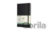 Moleskine – 12-mesačný čierny vertikálny diár 2021