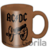 Hnedý keramický hrnček AC/DC: For Those About To Rock