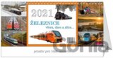 Železnice včera, dnes a zítra - stolní kalendář 2021