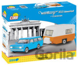 Stavebnice COBI - Wartburg 353 Tourist s karavanem