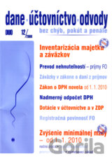 Dane, účtovníctvo, odvody 12/2009