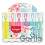 Maped - Zvýrazňovač Fluo Peps Pastel 6 ks