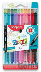 Maped - Liner Graph Peps Deco 0,4 mm - mix barev 20 ks
