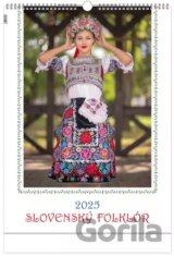 Nástenný kalendár Slovenský folklór 2025