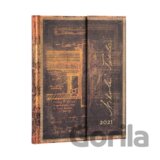 Paperblanks - diár Tesla, Sketch of a Turbine 2021