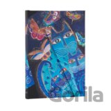 Paperblanks - diár Blue Cats & Butterflies 2021