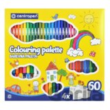 Centropen Fixy 9396 Colouring Palette Quatro, sada 60 ks