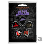 Gitarové trsátka Black Sabbath: Purple Logo set 5 kusov