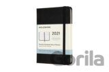 Moleskine – 12-mesačný čierny diár 2021