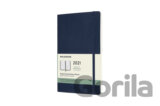 Moleskine - 12-mesačný modrý horizontálny diár 2021