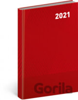 Denní diář Cambio Classic 2021 (červený)