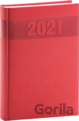 Denní diář Aprint 2021 (červený)