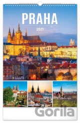 Nástěnný kalendář Praha 2021