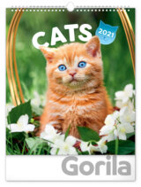 Nástěnný kalendář Cats 2021