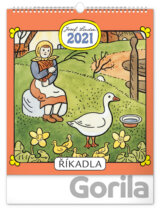 Nástěnný kalendář Josef Lada - Říkadla 2021