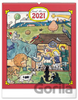 Nástěnný kalendář Josef Lada 2021