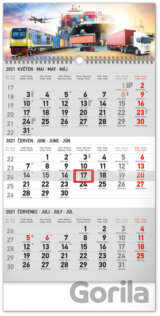 Nástěnný kalendář Spedice (šedý) 2021